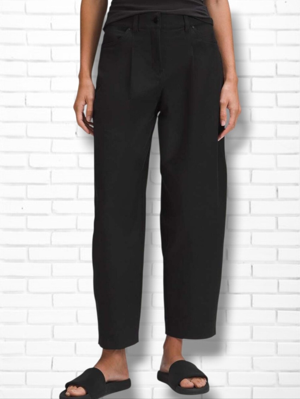 Lululemon Black City Sleek Barrel-Leg Pant *Light Utilitech Size 29